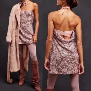 Free People Night gaze Mini Dress